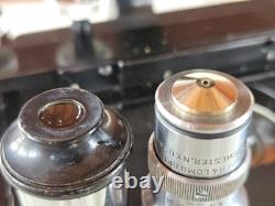 Spencer Lens Co Dedicated Darkfield Microscope Serial No 151187 Rhodium Plated