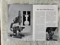 Spencer Lens Co Dedicated Darkfield Microscope Serial No 151187 Rhodium Plated