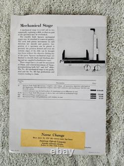 Spencer Lens Co Dedicated Darkfield Microscope Serial No 151187 Rhodium Plated