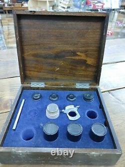 Spencer Microscope Lens Kit Including Eye Pieces & Objective Lenses