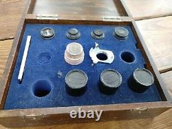 Spencer Microscope Lens Kit Including Eye Pieces & Objective Lenses