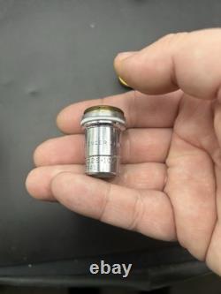 Spencer NY Vintage Microscope objective Lens Lot 140x oil, 95X, 44x, 10x Used