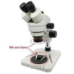 Stereo Microscope Working Stage Objective Simple Polarized Lens Device with Scale