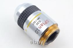 TOP MINT? Olympus SPlan 10x 0.30 160/0.17 Microscope Objective Lens from JAPAN