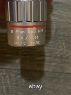 USED Mitutoyo M Plan Apo 5x/0.14 Microscope Objective Lens 378-803