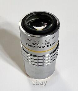 USMCO M Plan Apo 10 x /0.28? / 0 f=200 Microscope Objective Lens MPLAN