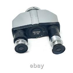 Unitron Bi6-812 Microscope Binocular Objective with KE10x Ocular Lenses