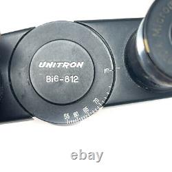 Unitron Bi6-812 Microscope Binocular Objective with KE10x Ocular Lenses