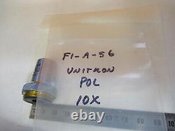 Unitron Japan Pol Mps P10x Objective Lens Microscope Part As Pictured &f1-a-56