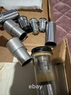 Unitron Microscope Objective Lens Coated Oil 100XR n. A. 1.25 Bundle