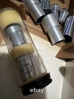 Unitron Microscope Objective Lens Coated Oil 100XR n. A. 1.25 Bundle