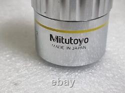 Used MITUTOYO M Plan Apo 10 x /0.28? / 0 f=200 Microscope Objective Lens