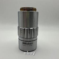 Used MITUTOYO M Plan Apo 2 x /0.055? / 0 f=200 Microscope Objective Lens