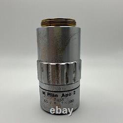 Used MITUTOYO M Plan Apo 2 x /0.055? / 0 f=200 Microscope Objective Lens