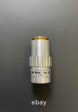 Used M plan apo 2 Mitutoyo Nikon Microscope Objective Lens From Japan