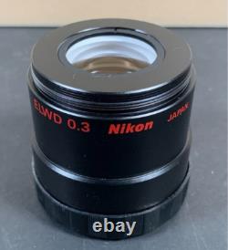 Used Nikon ELWD 0.3 Microscope Condenser Objective Lens Tested