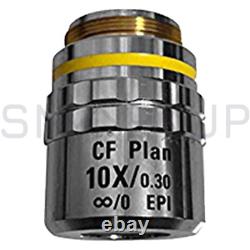 Used & Tested NIKON CF Plan 10X/0.30 Metallographic Microscope Objective Lens