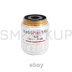 Used & Tested OLYMPUS NEO SPLAN 5x NIC 0.13 Microscope Objective Lens