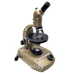 VICKERS Pol Microscope With Compensator & Bertrand Lens 3X 10X 40X COMPLETE #609