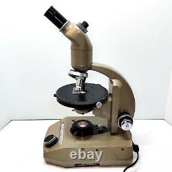 VICKERS Pol Microscope With Compensator & Bertrand Lens 3X 10X 40X COMPLETE #609