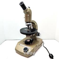 VICKERS Pol Microscope With Compensator & Bertrand Lens 3X 10X 40X COMPLETE #609