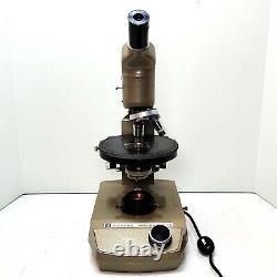 VICKERS Pol Microscope With Compensator & Bertrand Lens 3X 10X 40X COMPLETE #609