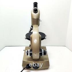 VICKERS Pol Microscope With Compensator & Bertrand Lens 3X 10X 40X COMPLETE #609