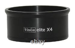 VISION ENGINEERING MEO-004 Objective Lens, 4X Magnification 39UD46