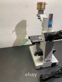 VWR 8089332 Epifluorescence Inverted Microscope With3 Objective Lens w WARRANTY