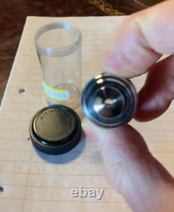 Very Clean Leitz Microscope Objective Lens 10/0.30 170/- NPL Fluotar Phaco 1