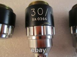 Vickers Instruments Microscope Objective lenses, set of 4 (7x, 30x, 70x, 140x)