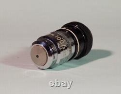 Vintage 1930's Carl Zeiss 100x / 1.25 Oil m. J. 160/- Microscope Objective Lens E