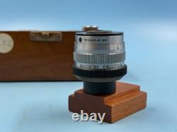 Vintage Beck X52/. 65 Reflecting Microscope Objective Lens Gently Used