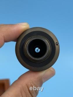 Vintage Beck X52/. 65 Reflecting Microscope Objective Lens Gently Used