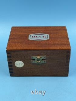 Vintage Beck X52/. 65 Reflecting Microscope Objective Lens Gently Used