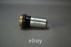 Vintage Carl Zeiss PLANACHROMAT Microscope Objective Lens 10x /0,25 160/