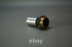 Vintage Carl Zeiss PLANACHROMAT Microscope Objective Lens 10x /0,25 160/