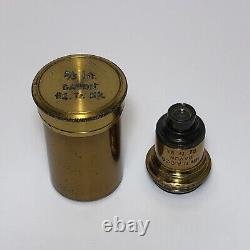 Vintage Davon 2/3 Brass Objective Lens For Microscope