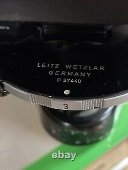 Vintage Leitz Wetzlar Microscope with Four Objective Lenses