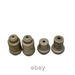 Vintage Swift Microscope Phase Objective Lens Lot 4x 10x LWD 20x LWD 40x Set