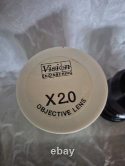 Vision Engineering X2.0 2.0x Microscope Objective Lens Mint Conditions