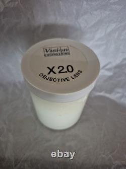 Vision Engineering X2.0 2.0x Microscope Objective Lens Mint Conditions