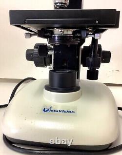 Vista Vision Compound Monocular Microscope, with4x, 10x, 40x, 100x Objective Lens