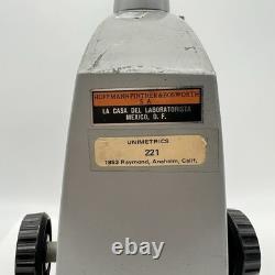 Vtg Reichert Austria Monocular Microscope No. 332237 with 3 Objective Lens 10x40x63 Vtg Reichert Austria Monocular Microscope No. 332237 with 3 Objective Lens 10x40x63