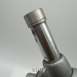 Vtg Reichert Austria Monocular Microscope No. 332237 with 3 Objective Lens 10x40x63 Vtg Reichert Austria Monocular Microscope No. 332237 with 3 Objective Lens 10x40x63