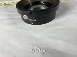 WILD AUXILIARY 2x SWINGOUT OBJECTIVE LENS FOR M5 STEREO MICROSCOPE only