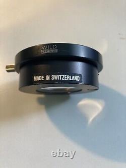 WILD HEERBRUGG AUXILIARY 2x SWINGOUT OBJECTIVE LENS FOR M5 STEREO MICROSCOPE