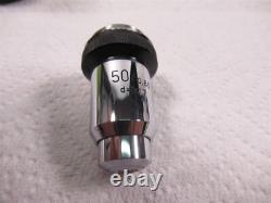 WILD Heerbrugg Switzerland 165460 50X Microscope Objective Lens 0.85 d=0.17
