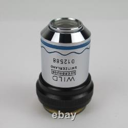 Wild Fluotar 10/0.40 Ph Phase Contrast Microscope Objective Lens 10x