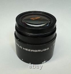 Wild Heerbrugg / Leica Plan 1X Objective Lens For Stereo Zoom Microscope